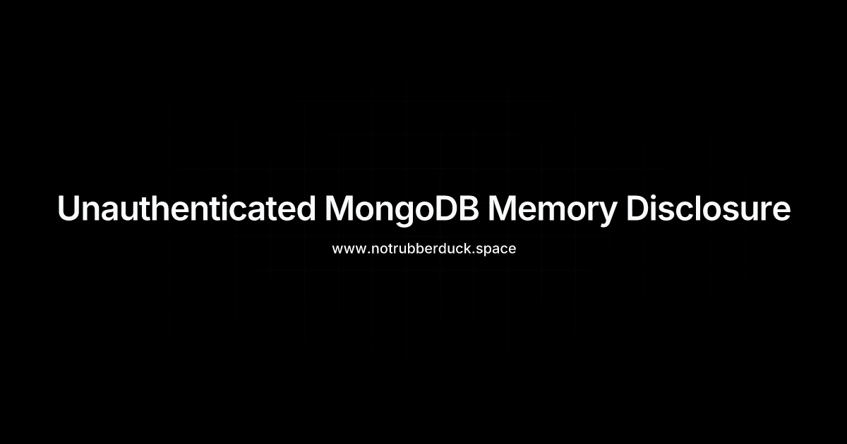 Breaking MongoDB with MongoBleed: CVE-2025-14847 Deep Technical Analysis